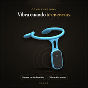 Corrector de postura ErgoSense: vibra cuando te encorvas
