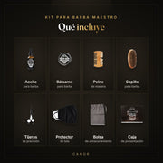 Qué incluye el Kit para barba Maestro
